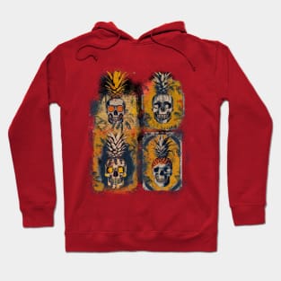 Pineapple skulls 1 Hoodie